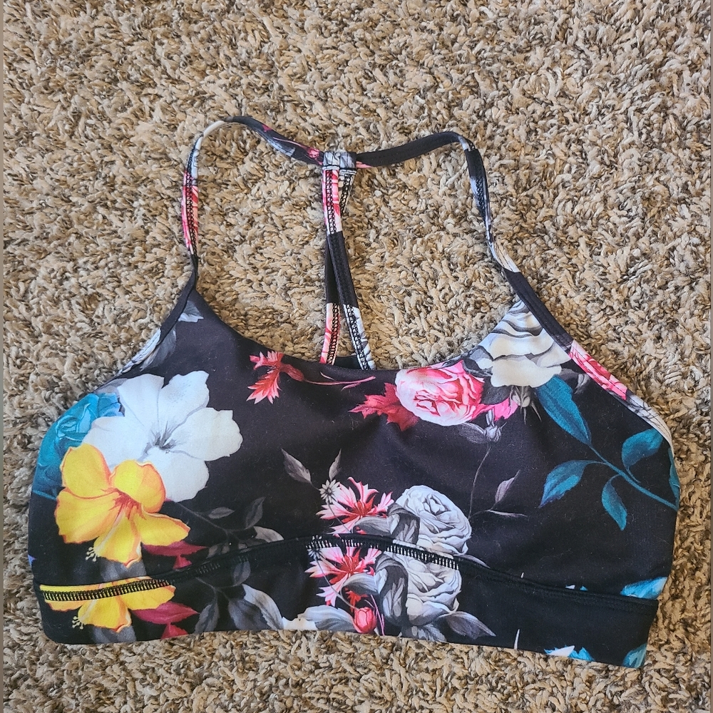 Zyia Floral Bra, size L.